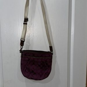 Coach crossbody with adjustable strap